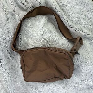brown fanny pack